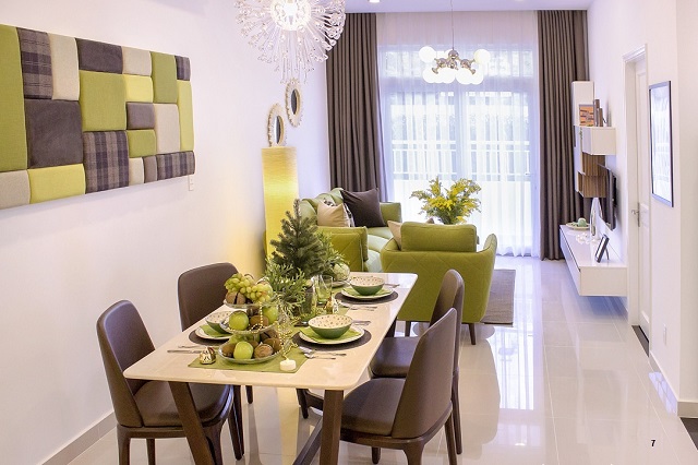 Phòng khách căn hộ lavita garden thủ đức