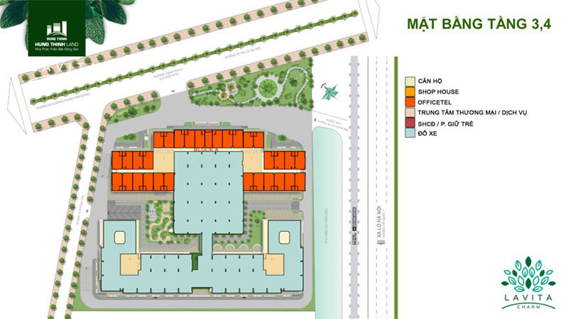 Dự án Office tel căn hộ Lavita Charm thủ đức tầng 1a