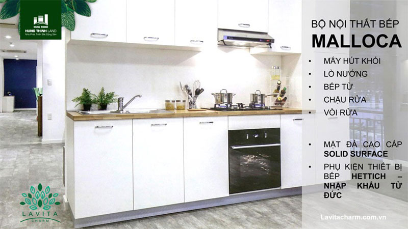 Bộ bếp căn hộ lavita charm thủ đức