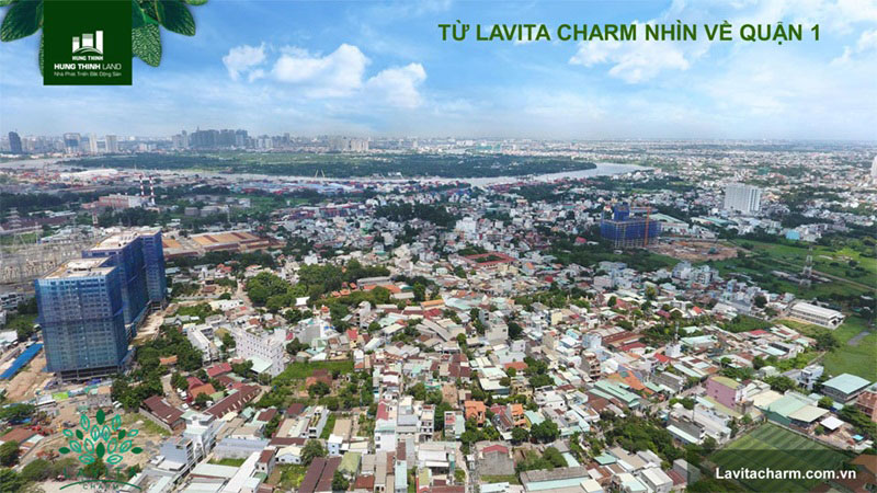 Hướng nhìn từ căn hộ lavita charm thủ đức
