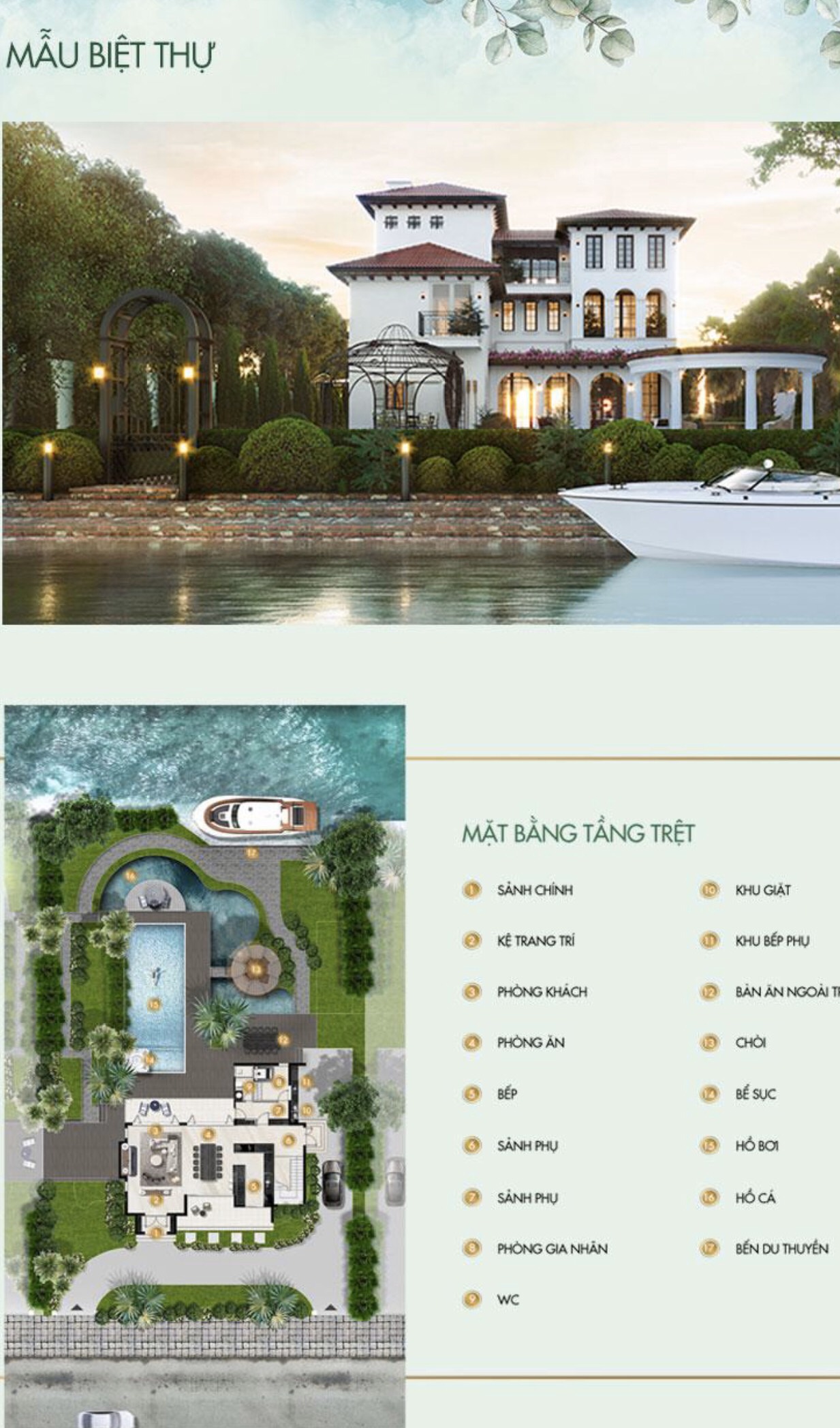 Mẫu biệt thự dự án Saigon garden riverside