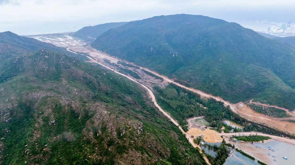 Hạ tầng thi công tại Hải Giang Bay Merry Land