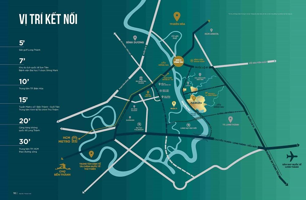Vị trí kết nối  dự án Biên Hòa New City 